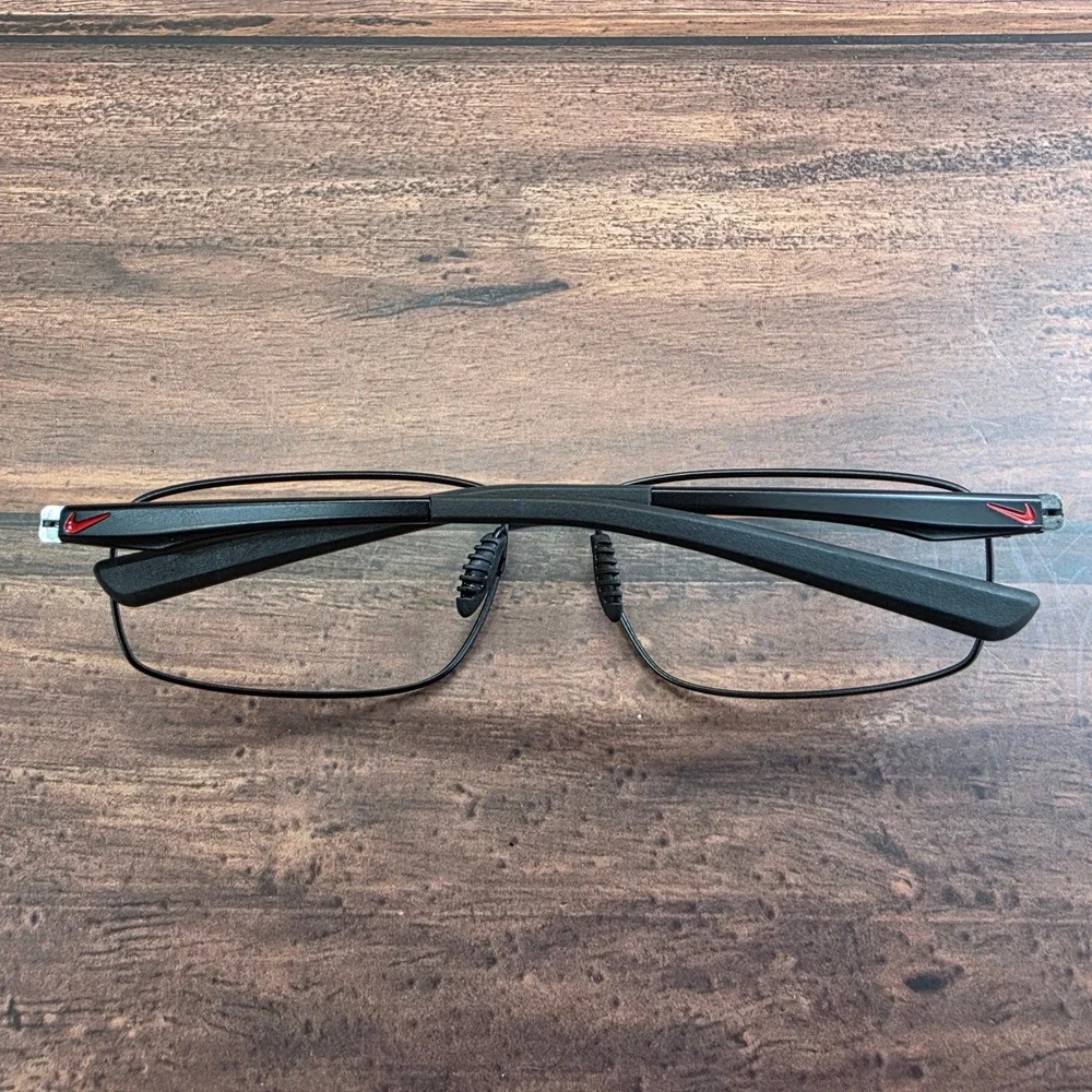 Nike Avid EV0589‎ 001 606 Matte Black Rectangular Eyeglasses Mens Frames